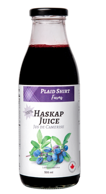 Haskap Juice – 100% Pure – 500 ml -treat like a concentrate