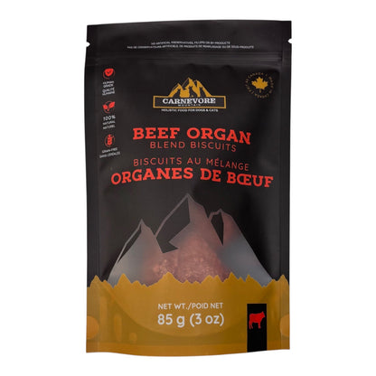 Beef organ biscuit with beef liver, beef heart, beef lung, beef spleen. Freeze dried beef heart lung liver spleen dog treat