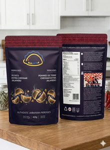 Frozen Ukrainian Potato extra Cheddar & Jalapeño Pierogies 