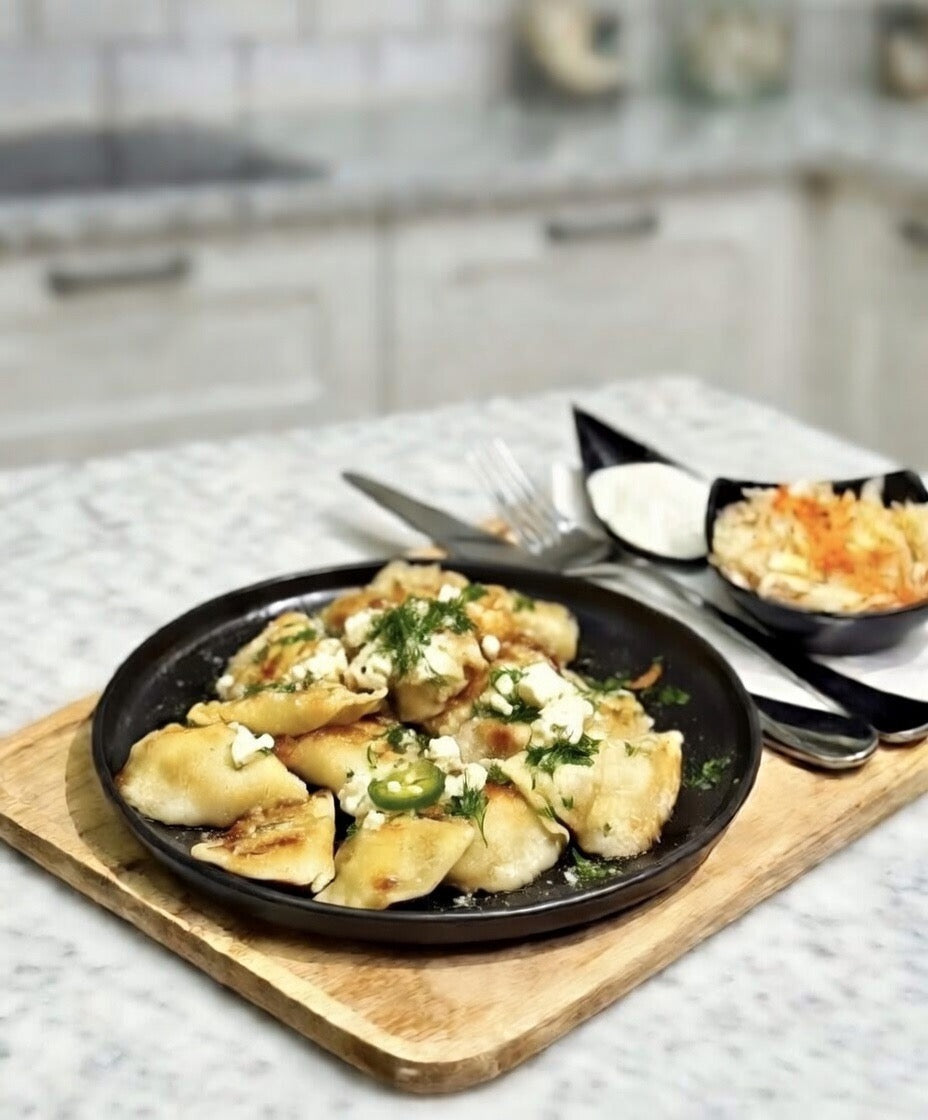 Cheddar and Jalapeño Pierogies