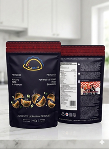 Potato, Feta and Spinach Pierogies