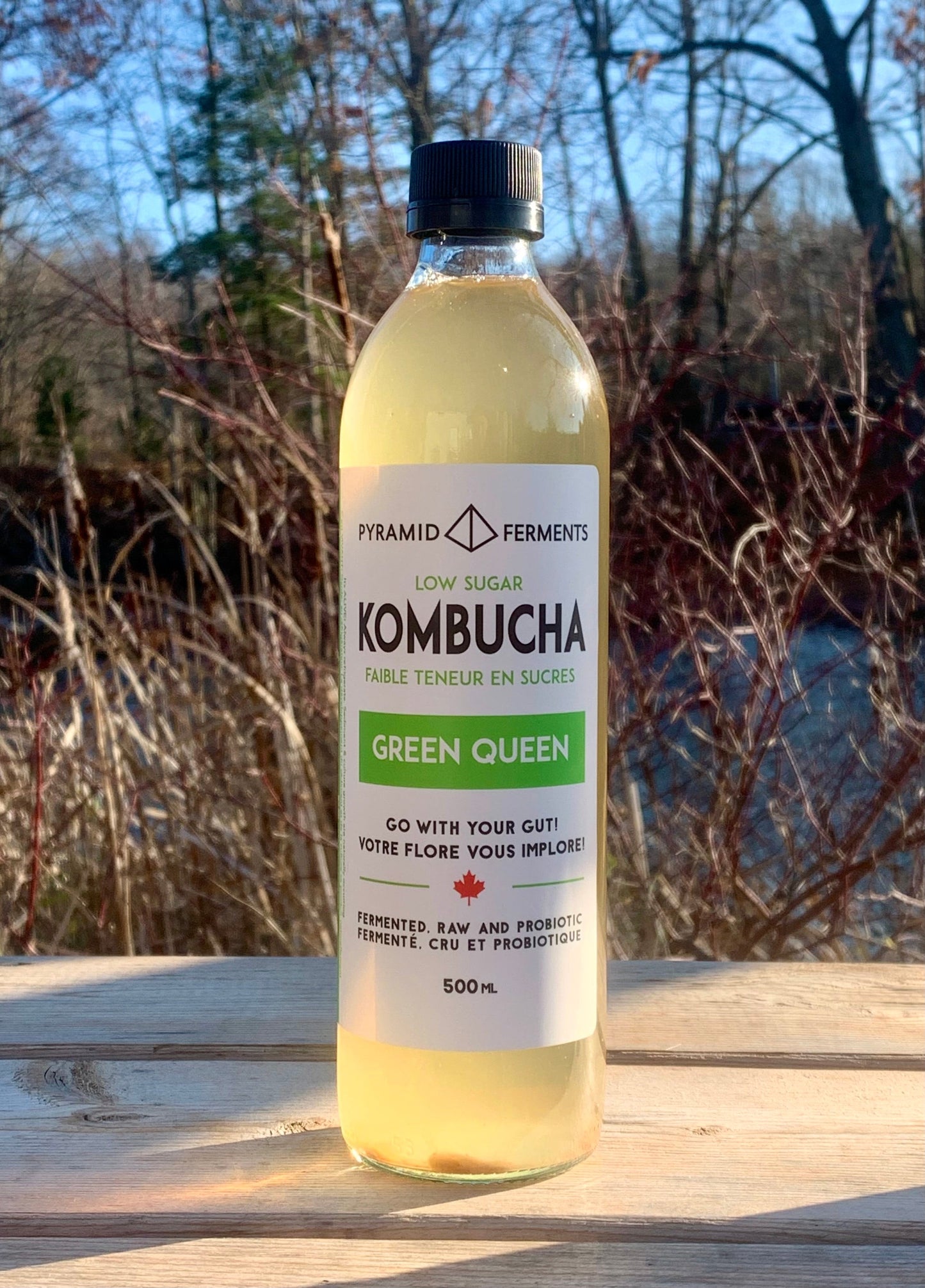 Kombucha - GREEN QUEEN - 500ml Bottle