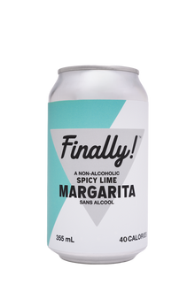 Finally! A Non-Alcoholic Spicy Lime Margarita (4 x 355 mL cans)