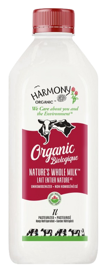 Organic Unhomogenized Nature's Whole Milk - 1L PET Bottles