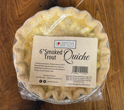 Smoked Trout Quiche