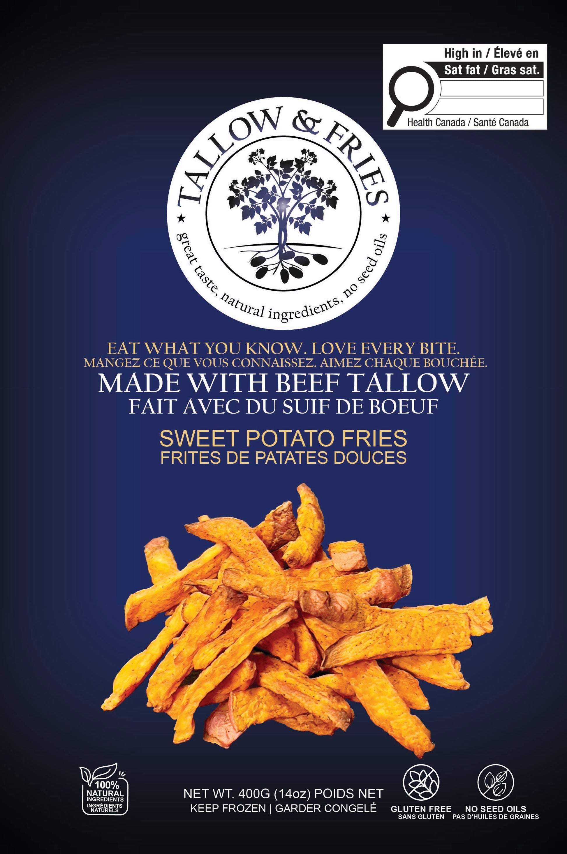 Sweet Potato Fries Tallow & Fries