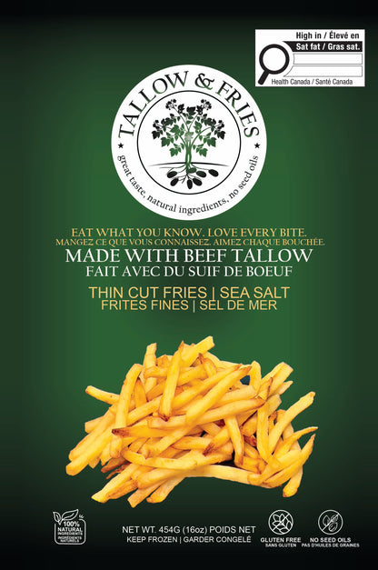 Thin Cut Fries Tallow & Fries