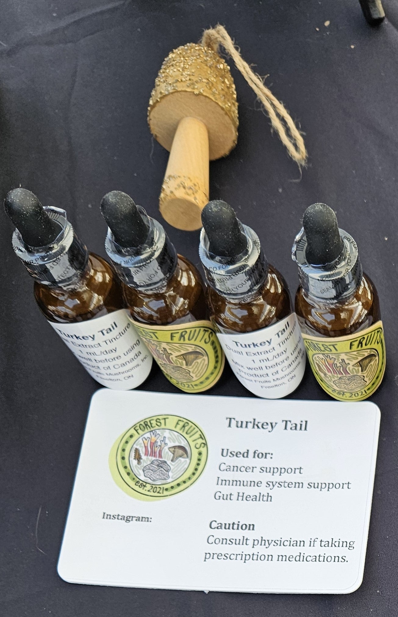 Dual Extract Turkey Tail Mushroom Tincture