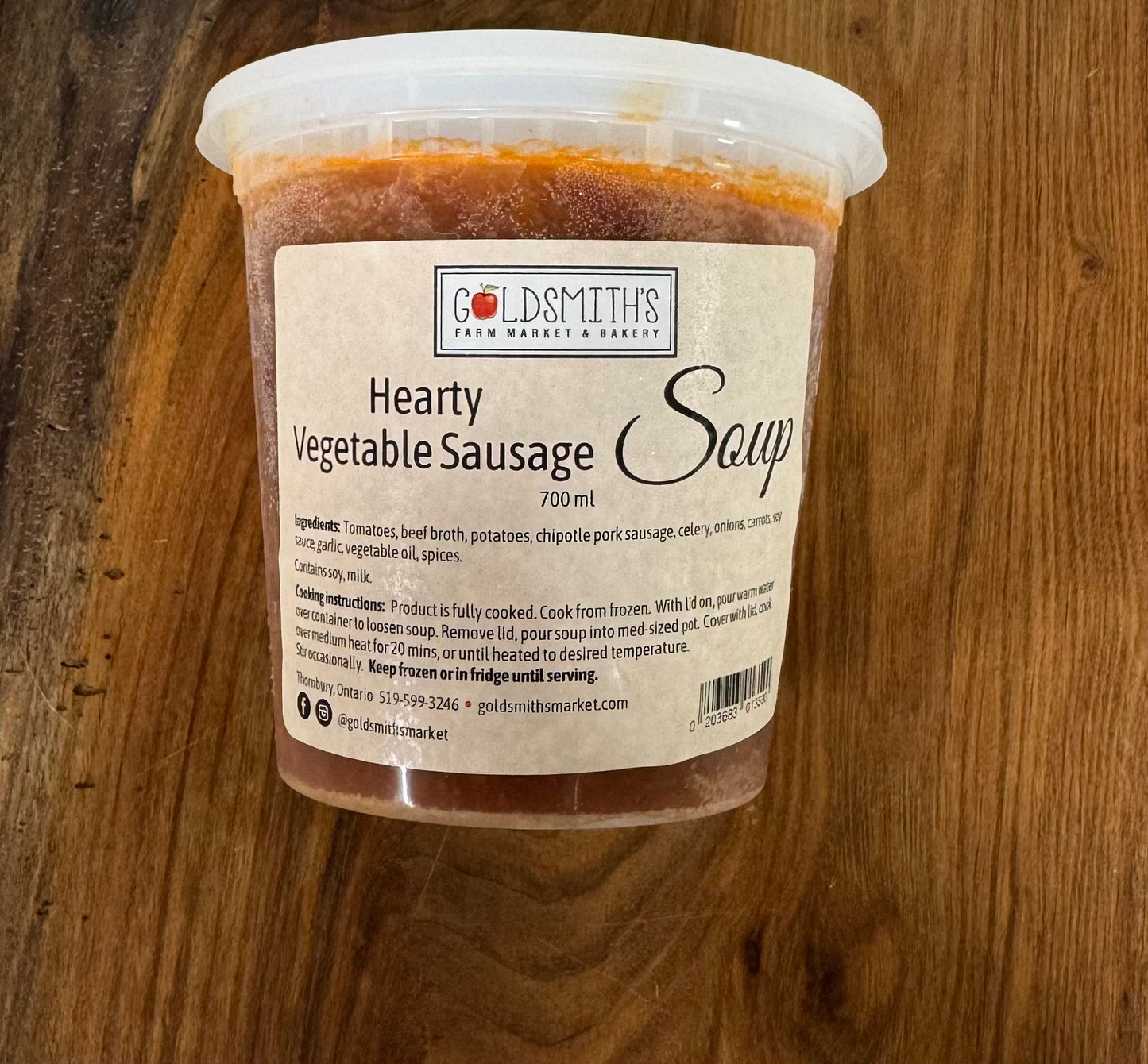 Vegetable and Sausage Soup