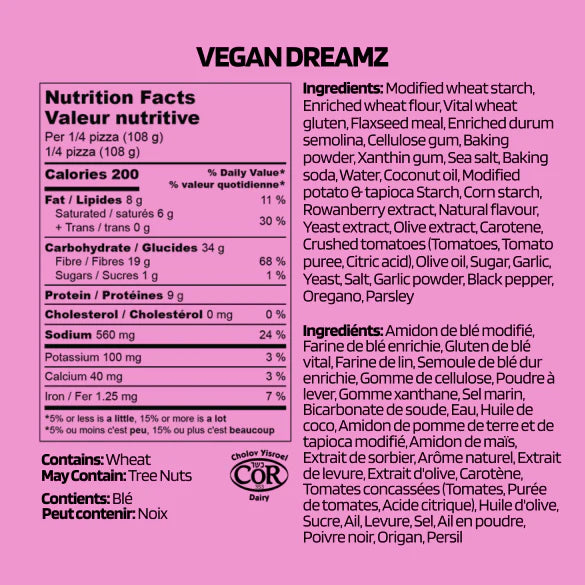 Vegan Dreamz Pizzas